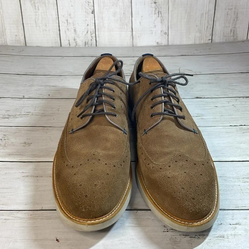 Blake Mckay Brown Carson Suede Wingtip Oxford